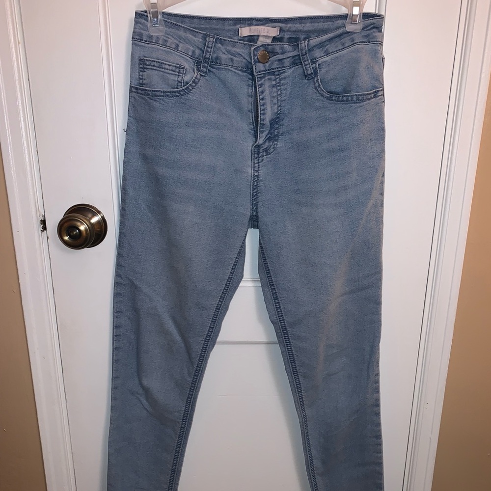Light Wash Skinny Jeans
